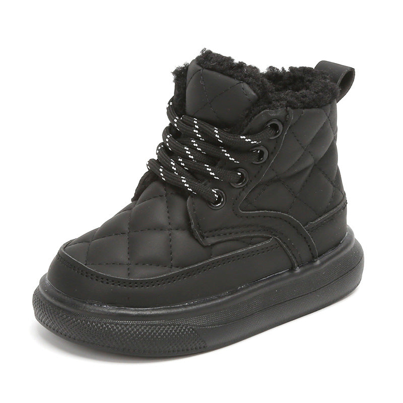 Kinder-Stiefeletten aus Lederimitat | LuxeStyle
