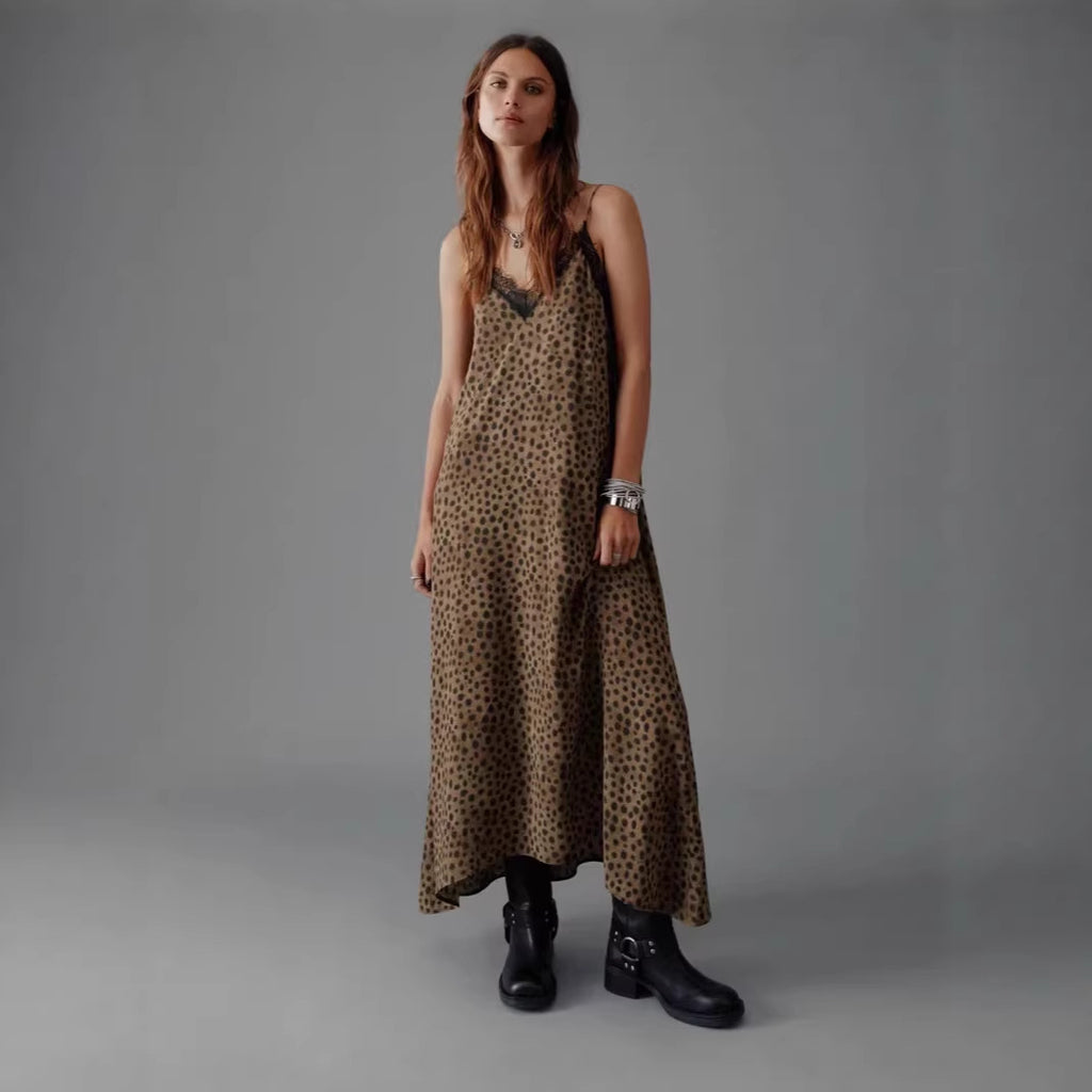 Leoparden-Print Strickkleid – Bild 4 | LuxeStyle
