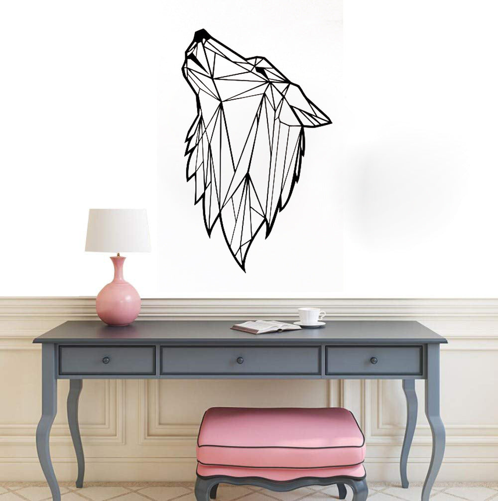 Wandsticker Wolf (PVC, ablösbar, wasserfest) – Bild 3 | LuxeStyle