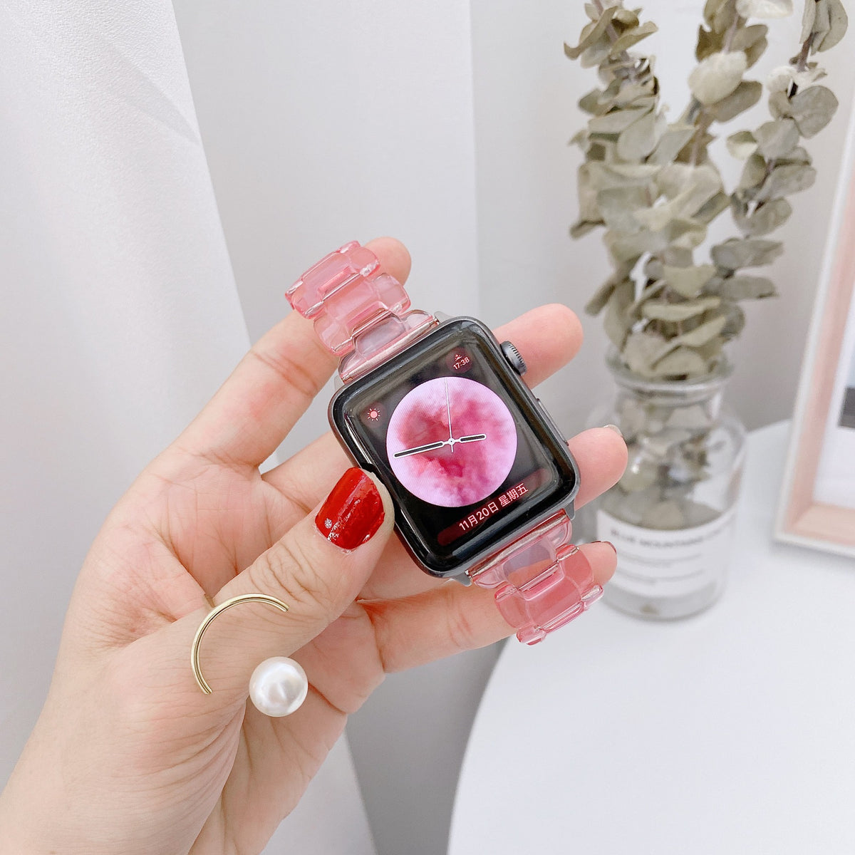 Smart Watch Ovales Harzarmband – Bild 2 | LuxeStyle
