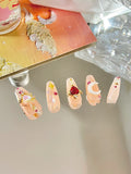 Fantasy Nagelstern mit Liebe-Flügel | LuxeStyle