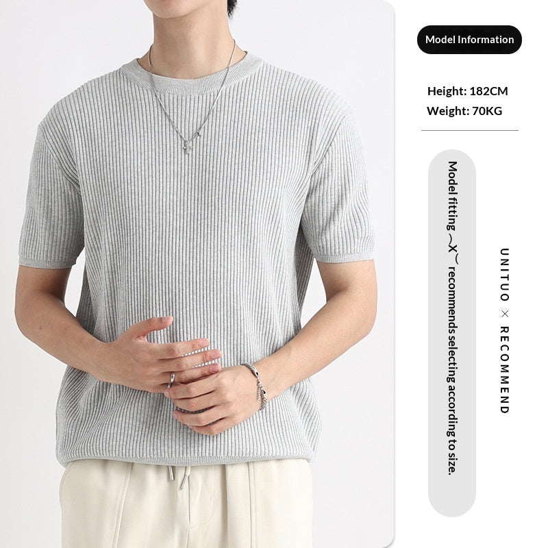 Casual Rundhals-Shirt für Herren