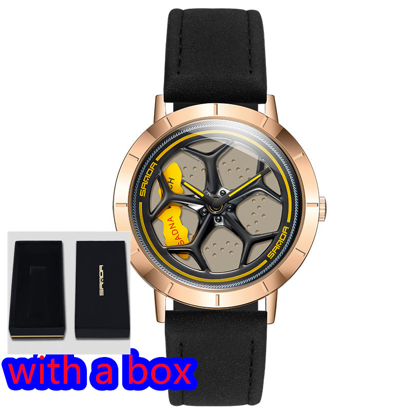 Sanda Wheel Quarz-Uhr – 43 mm, 30 m wasserdicht – Bild 19 | LuxeStyle