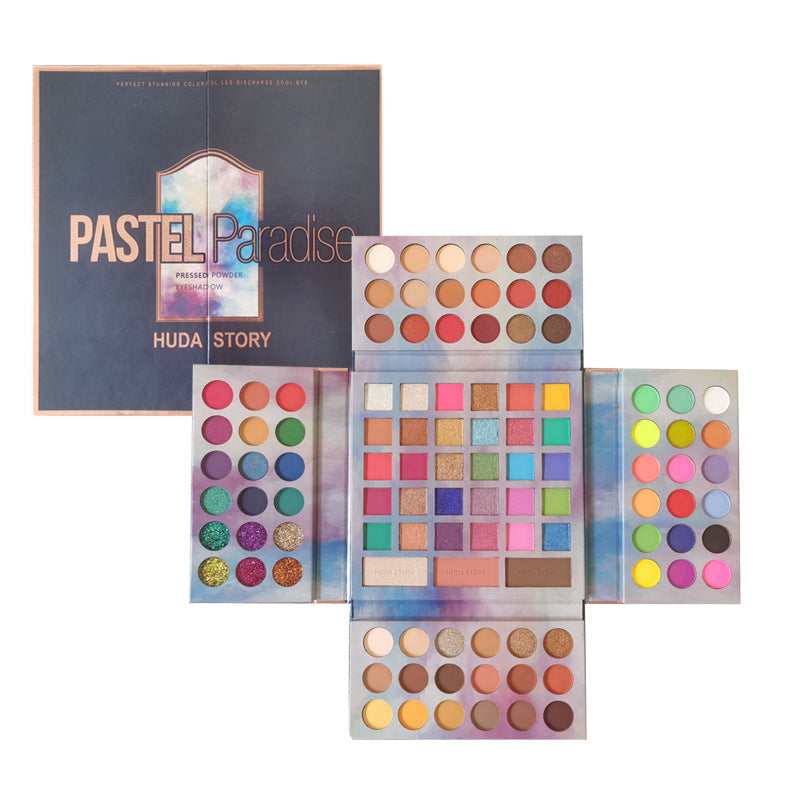 Wasserdichte Glitzer-Matte Lidschatten-Palette – Bild 3 | LuxeStyle