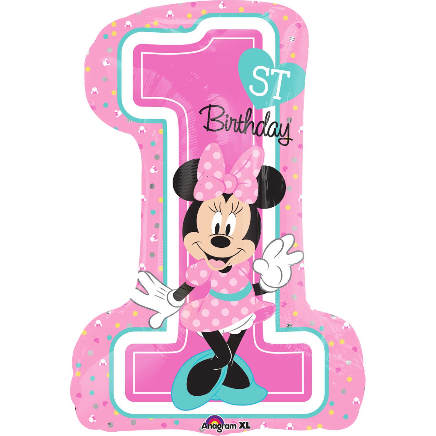 Silberfolienballon Minnie Mouse