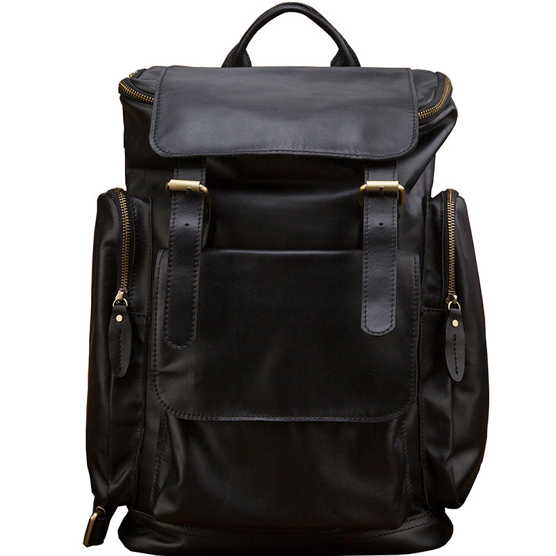 Handgefertigter Herrenrucksack aus echtem Leder – Bild 6 | LuxeStyle