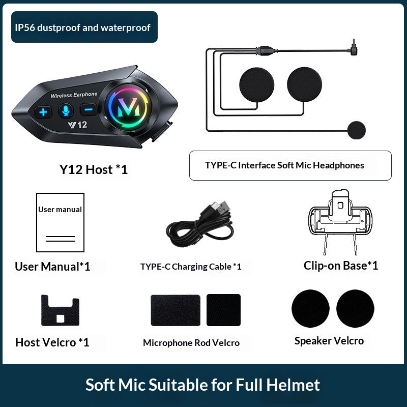 Helm Bluetooth Headset für Velofahrer