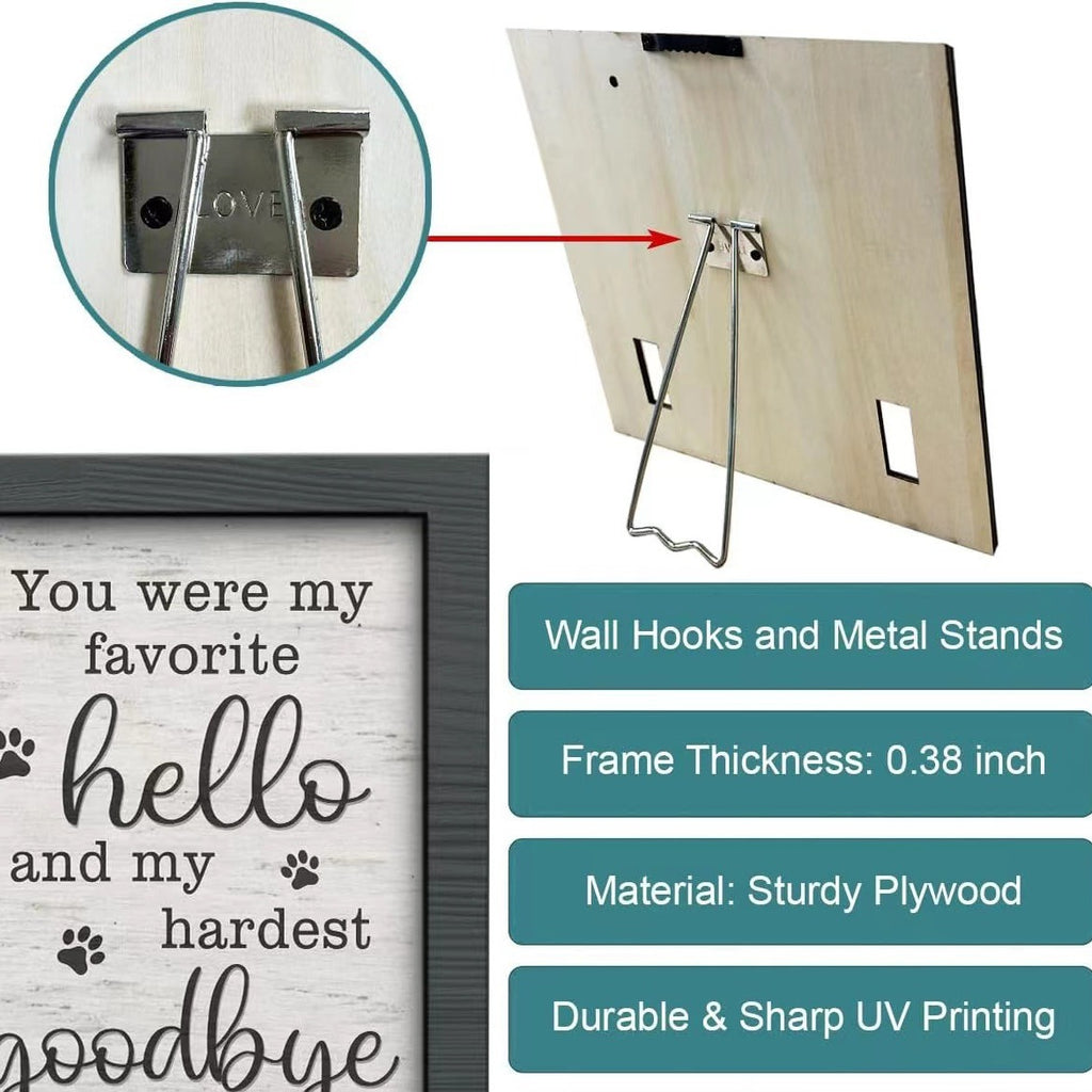 Gedenktafel für Haustiere mit Fotorahmen – Bild 5 | LuxeStyle