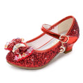 Mädchen Prinzessin Leder Schuhe mit Kristall & Schleife – Bild 15 | LuxeStyle