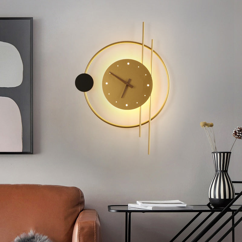 Wanduhr-Lampe