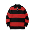 Herren Streifen Strickpullover mit Kontrastkragen – Bild 2 | LuxeStyle