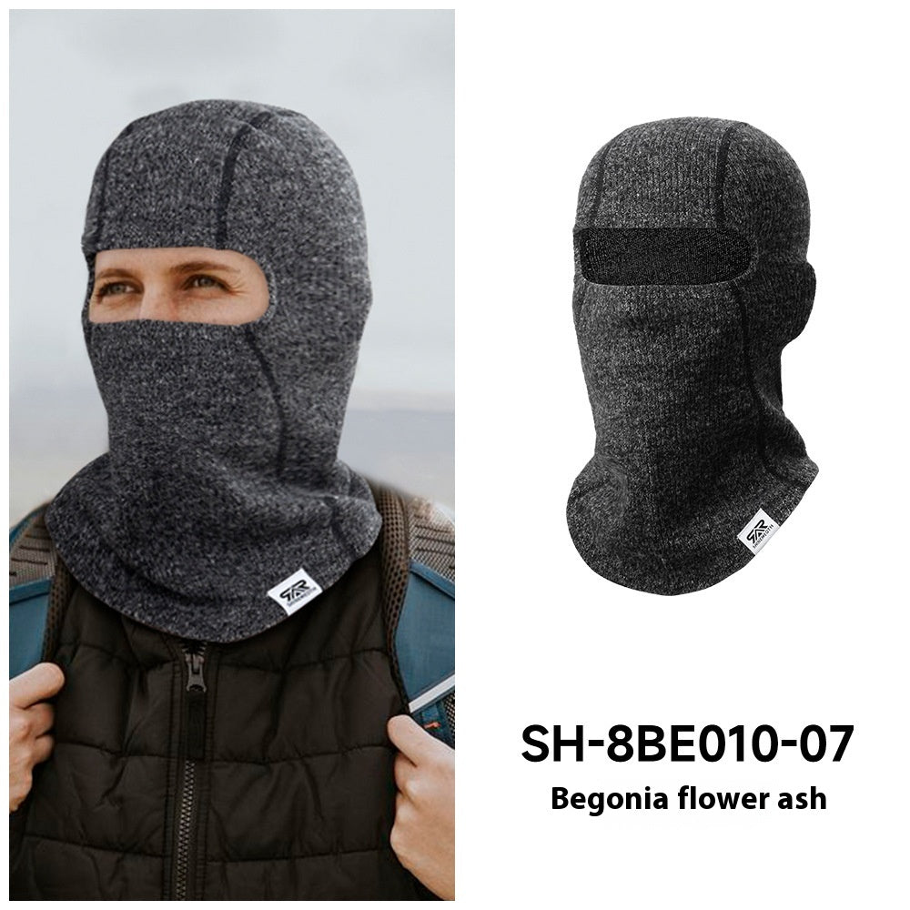 Ski-Sturmhaube mit Windschutz
