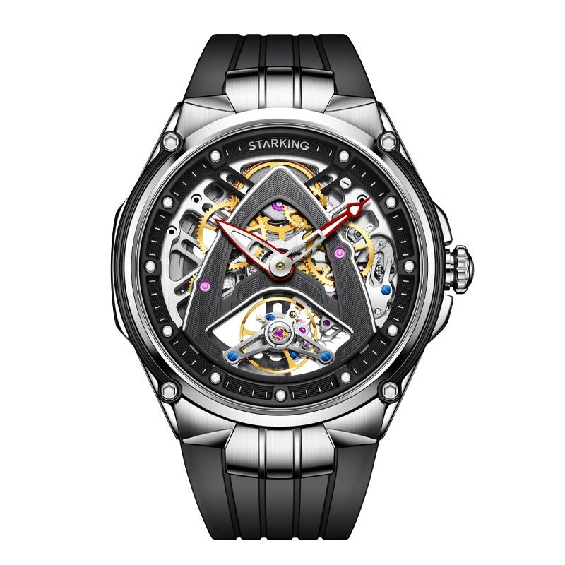 Mechanische Armbanduhr Edelstahl