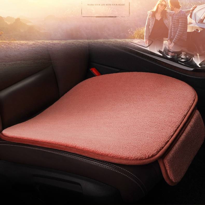 Auto-Sitzkissen aus Fleece – ohne Rückenlehne