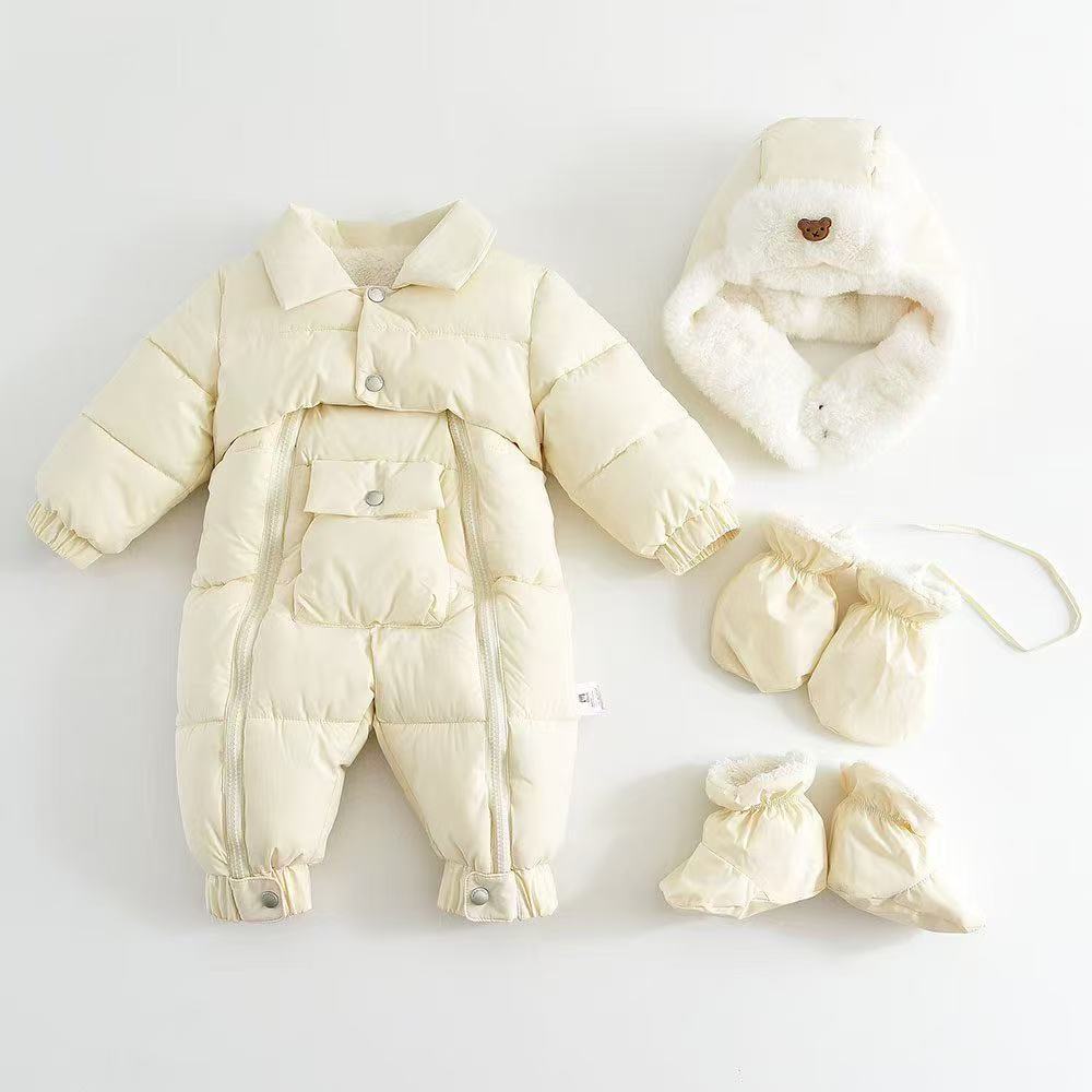 Baumwollgefütterter Strampler für Babys – Bild 6 | LuxeStyle