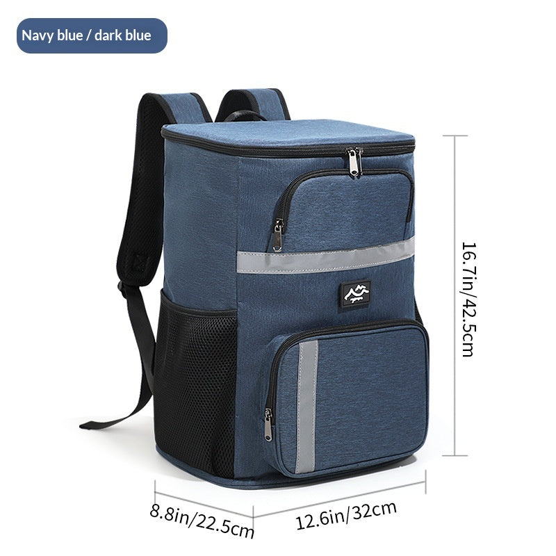 Rucksack aus Oxford-Stoff, schwarz – Bild 3 | LuxeStyle