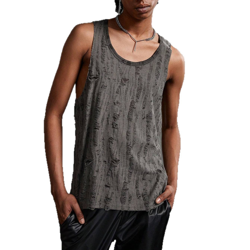 Geripptes Streetwear-Tanktop für Herren