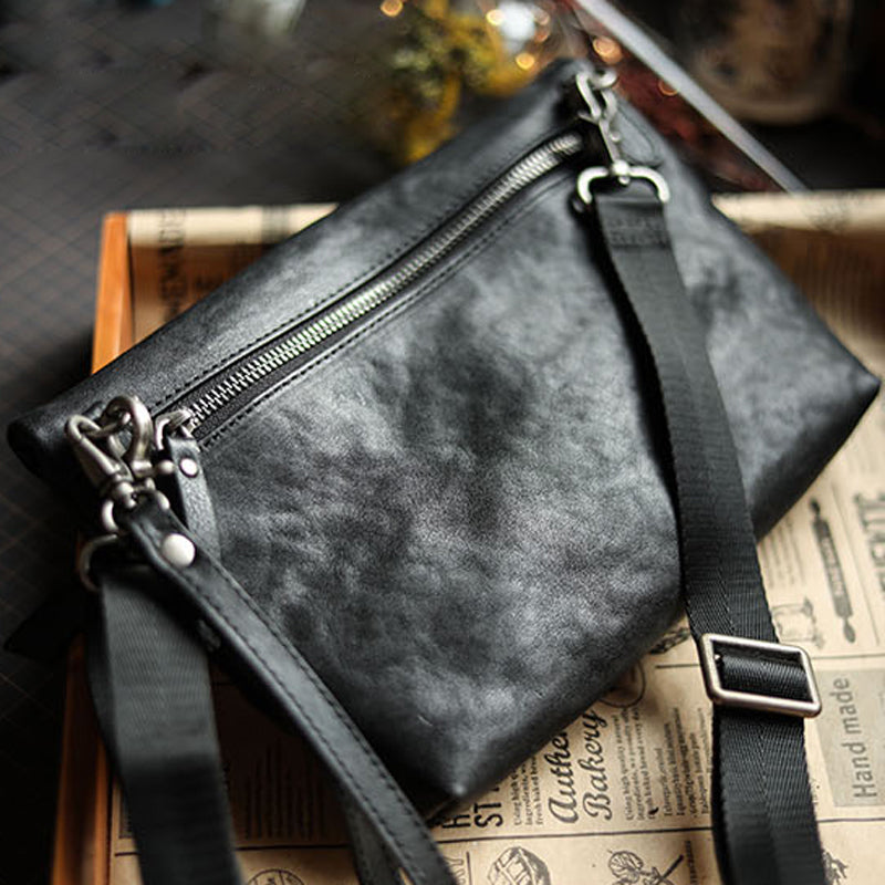 Leder Mini-Umhängetasche für Herren – Bild 4 | LuxeStyle
