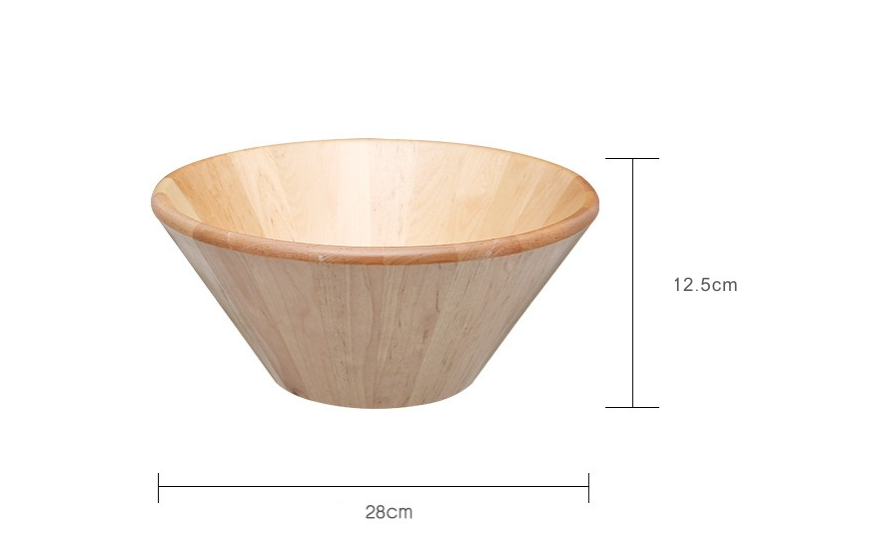 Grosse runde Holzschale im Japan-Stil – Bild 2 | LuxeStyle