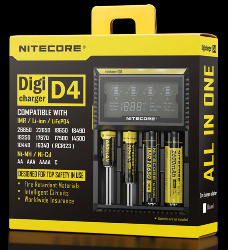 Nitecore D4 Digicharger LCD Ladegerät – Bild 3 | LuxeStyle