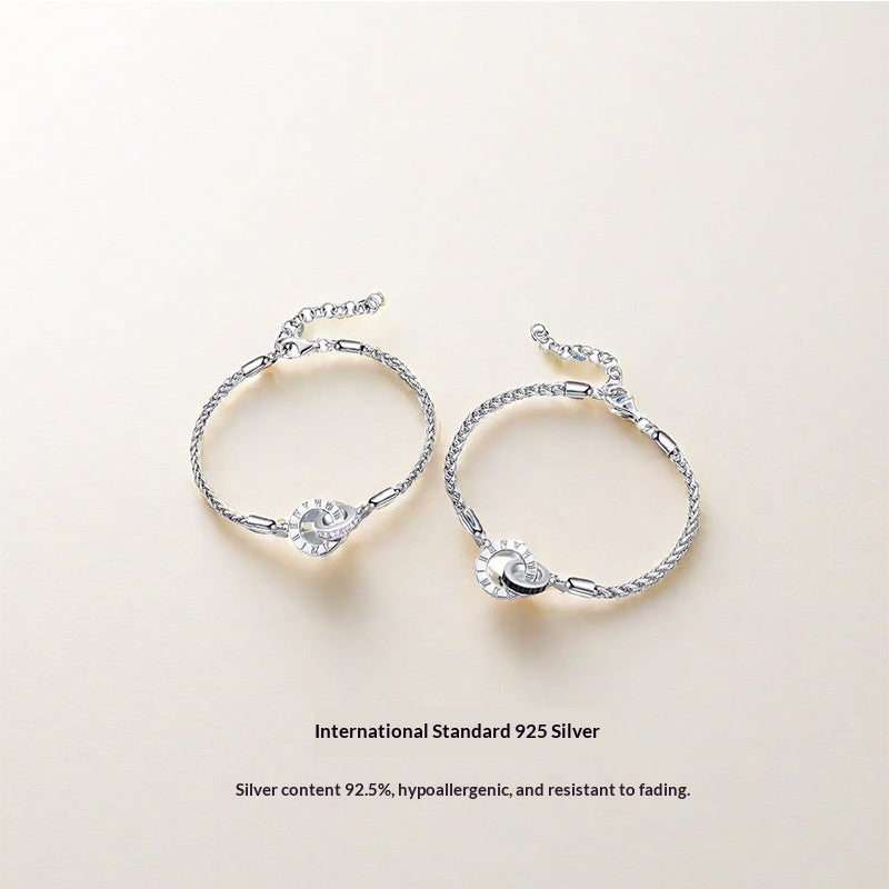Sterling-Silber-Liebesarmband – Bild 4 | LuxeStyle