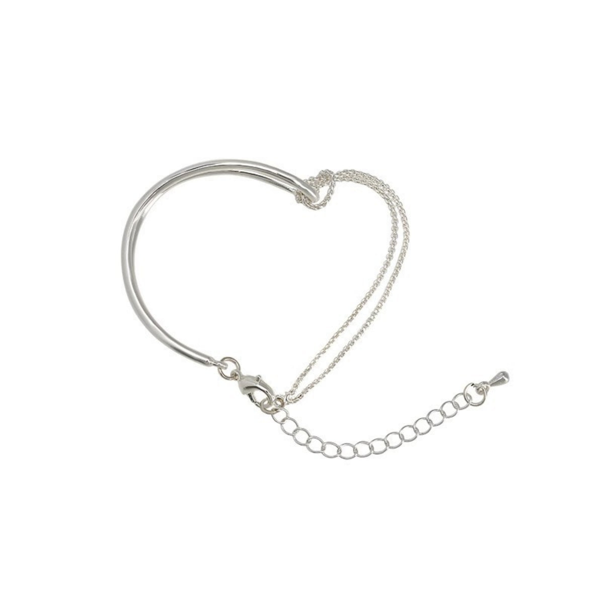 LuxeStyle Titan-Edelstahl-Armband «Nœud» · Knoten, anlauffrei Silber – Bild 2 – LuxeStyle Schweiz