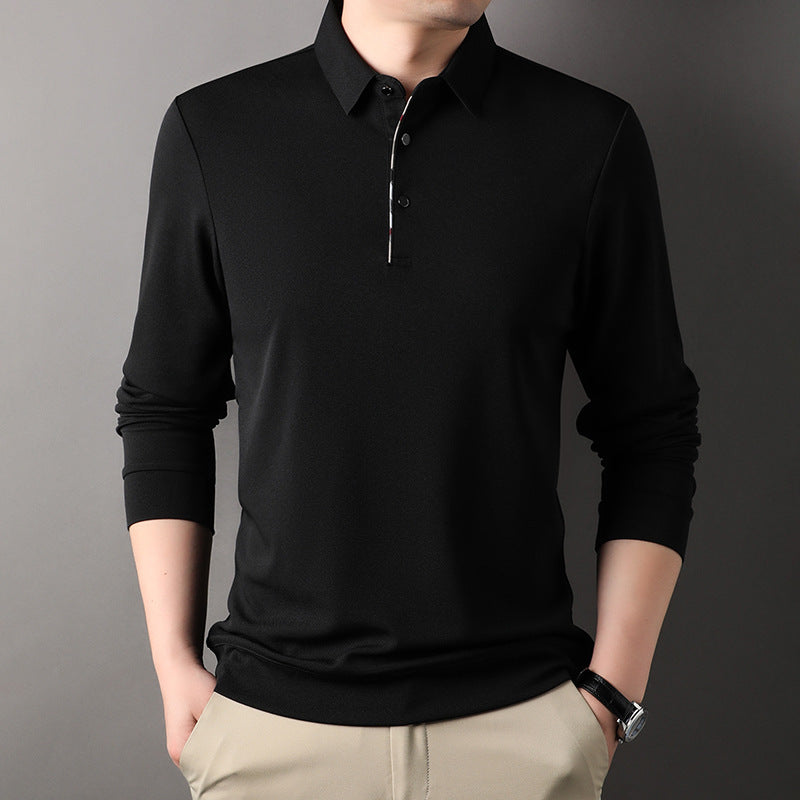 Herren-Polo mit Langarm