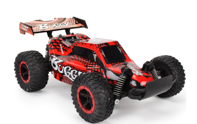 High-Speed RC Drift Car, 1:18, blau/gelb
