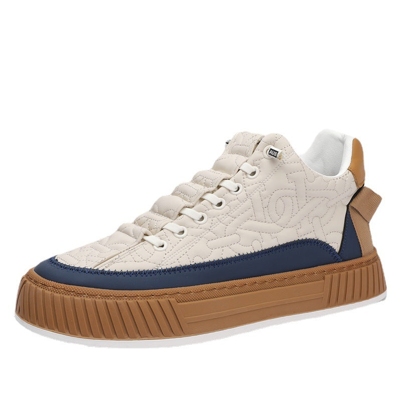 Herren Sneaker mit erhöhter Sohle