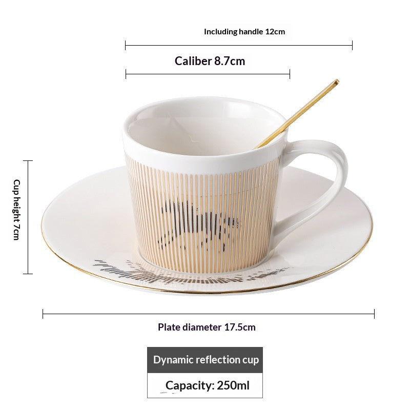 Dynamische Reflexion Keramik-Kaffeetasse