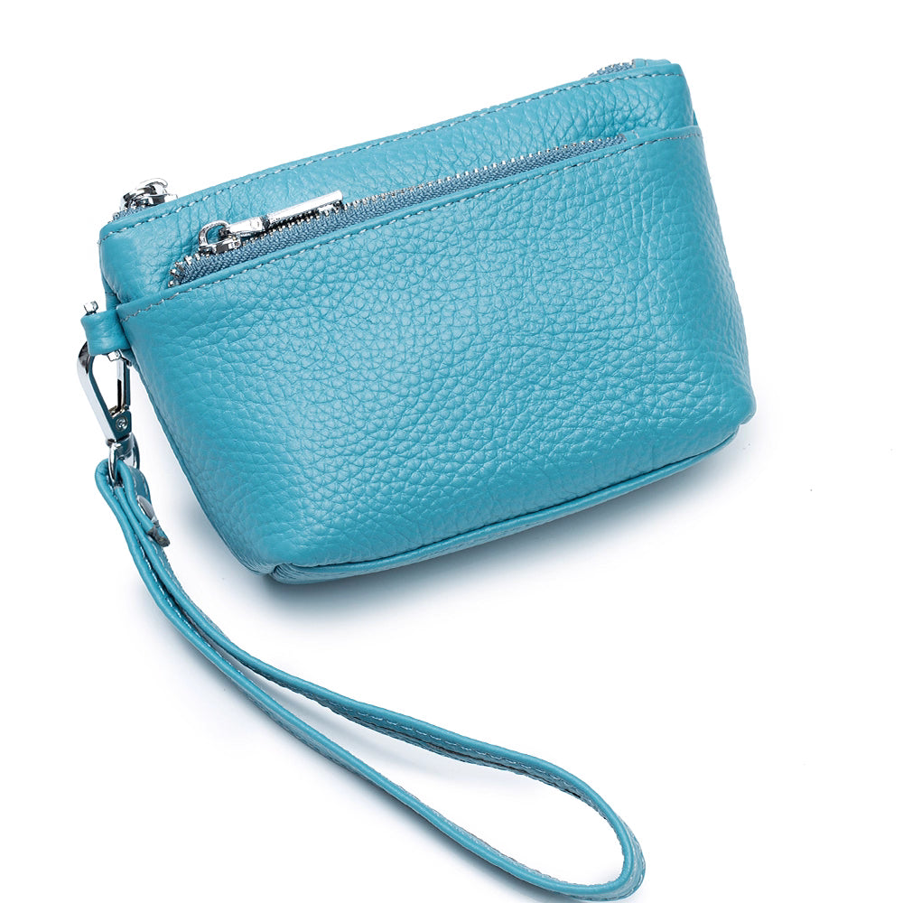 Kuhleder-Clutch mit Reissverschluss – Bild 9 | LuxeStyle