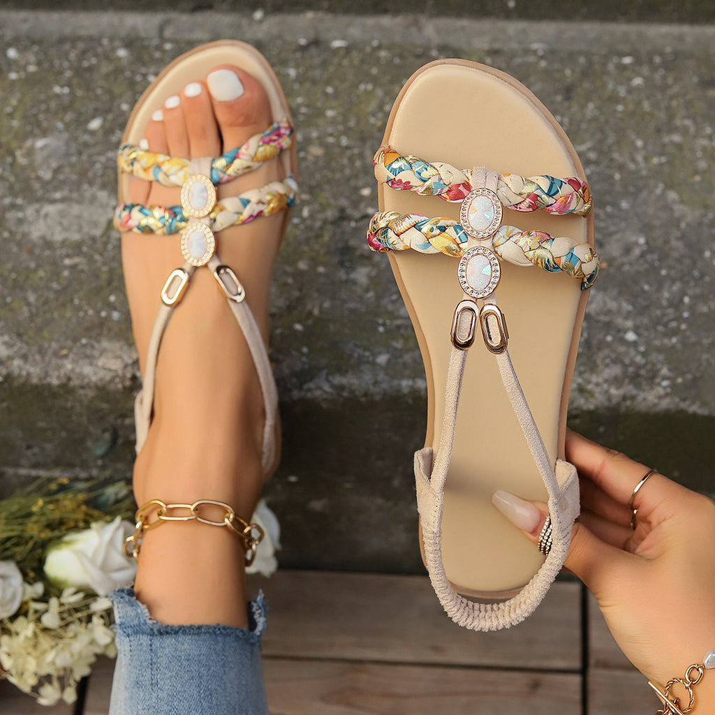Flache Outdoor‑Sandalen mit Rundkopf – Plus Size – Bild 20 | LuxeStyle