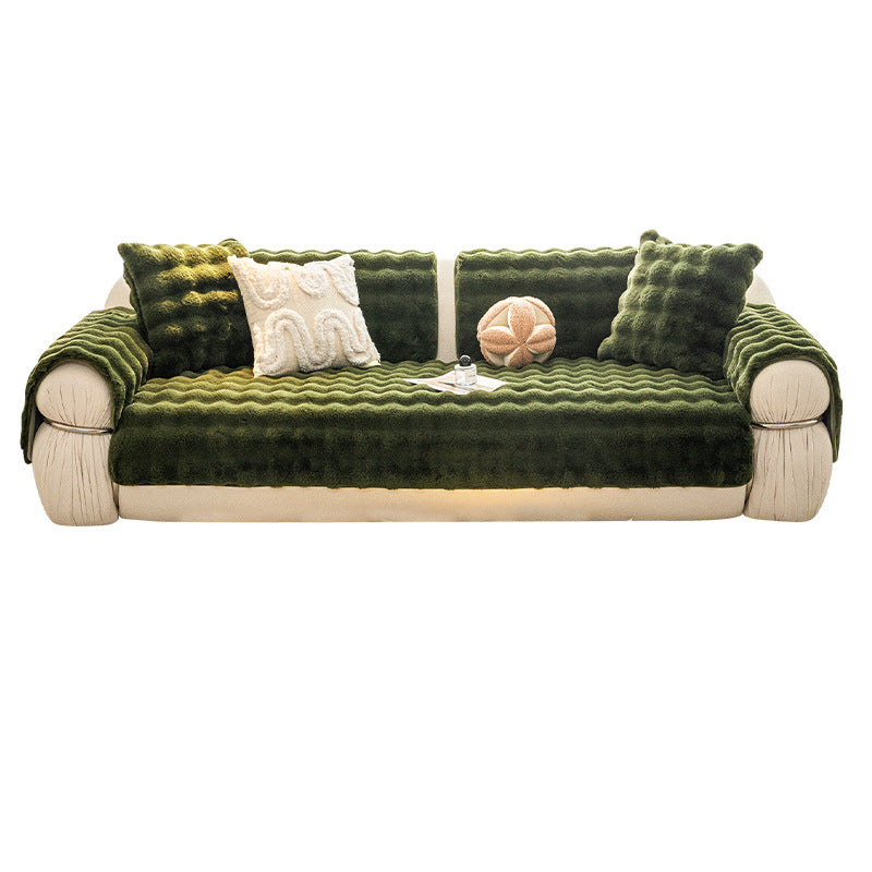 Sofa Kissen aus Kaninchenplüsch