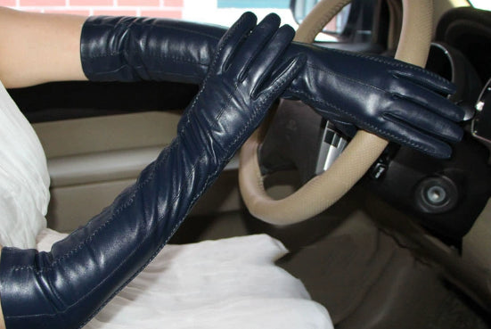 Lederhandschuhe mit Fleecefutter