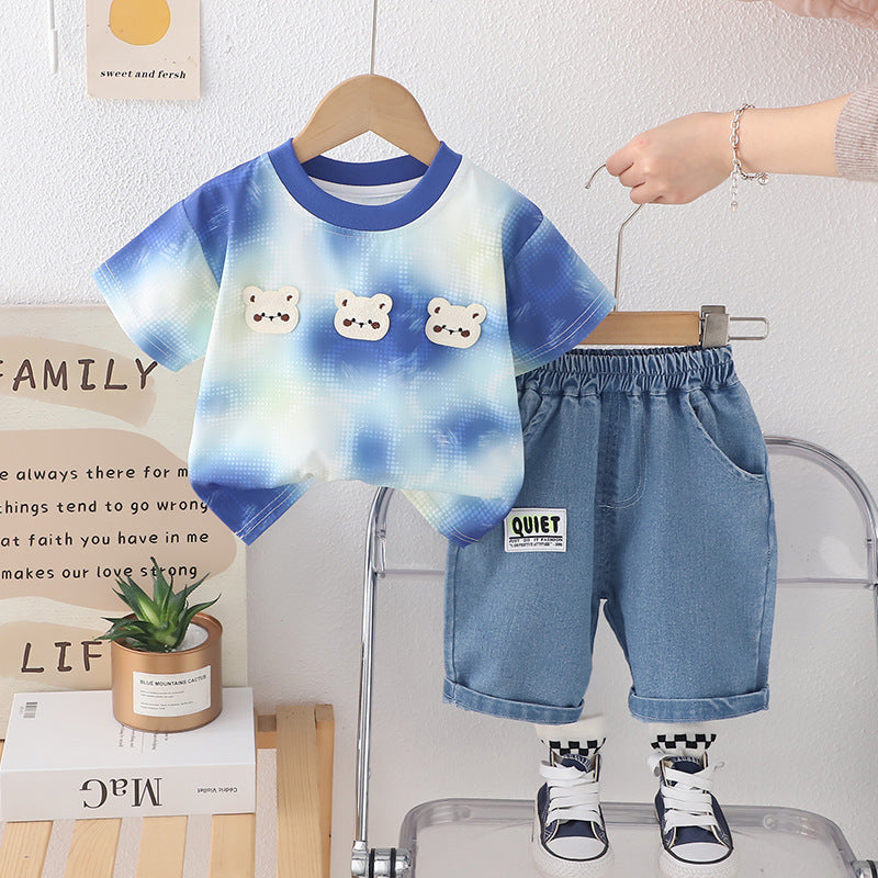 Baby-Einteiler mit Bärenmotiv, zweiteilig – Bild 3 | LuxeStyle