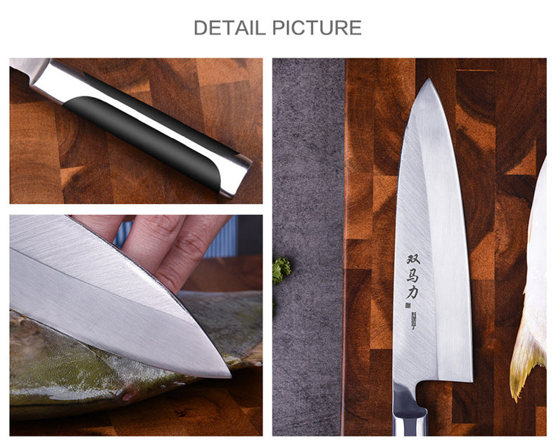Japanisches Kochmesser für Lachs und Sushi