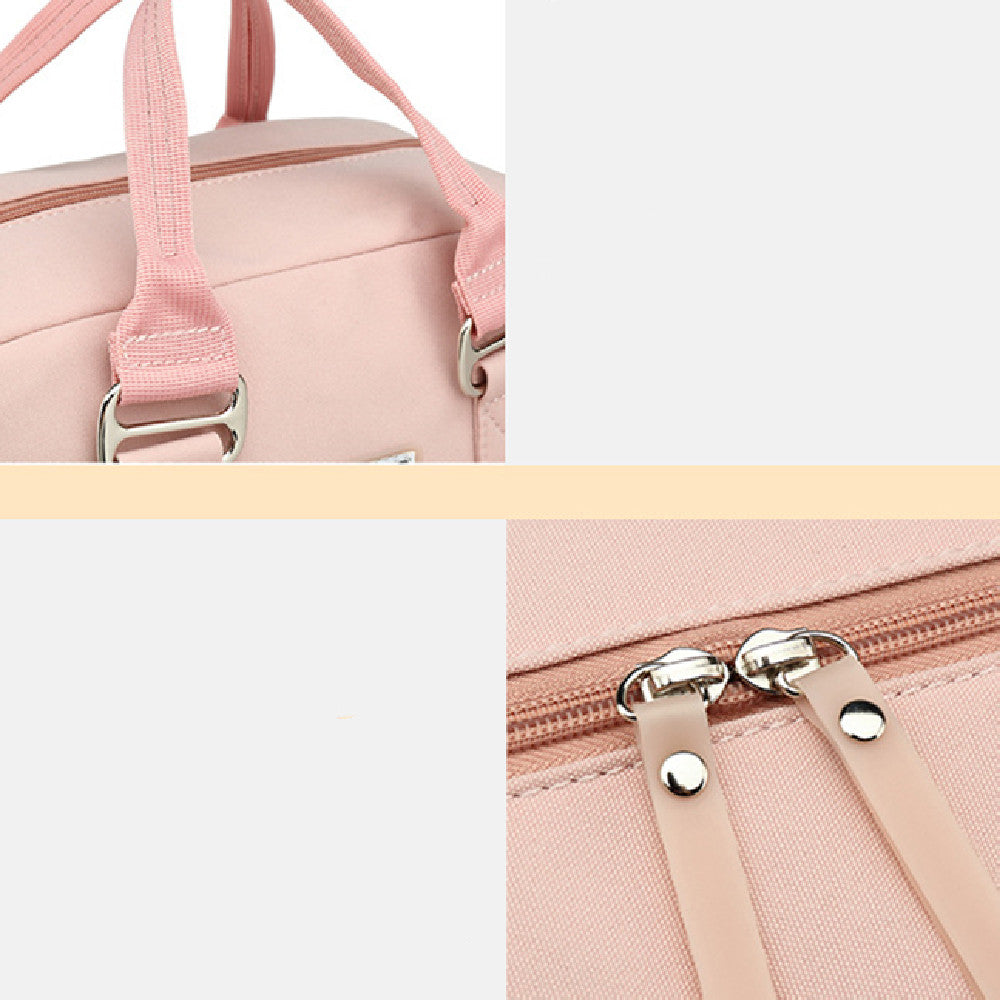 Oxford-Stoff Rucksack mit Doppelriemen – Bild 3 | LuxeStyle