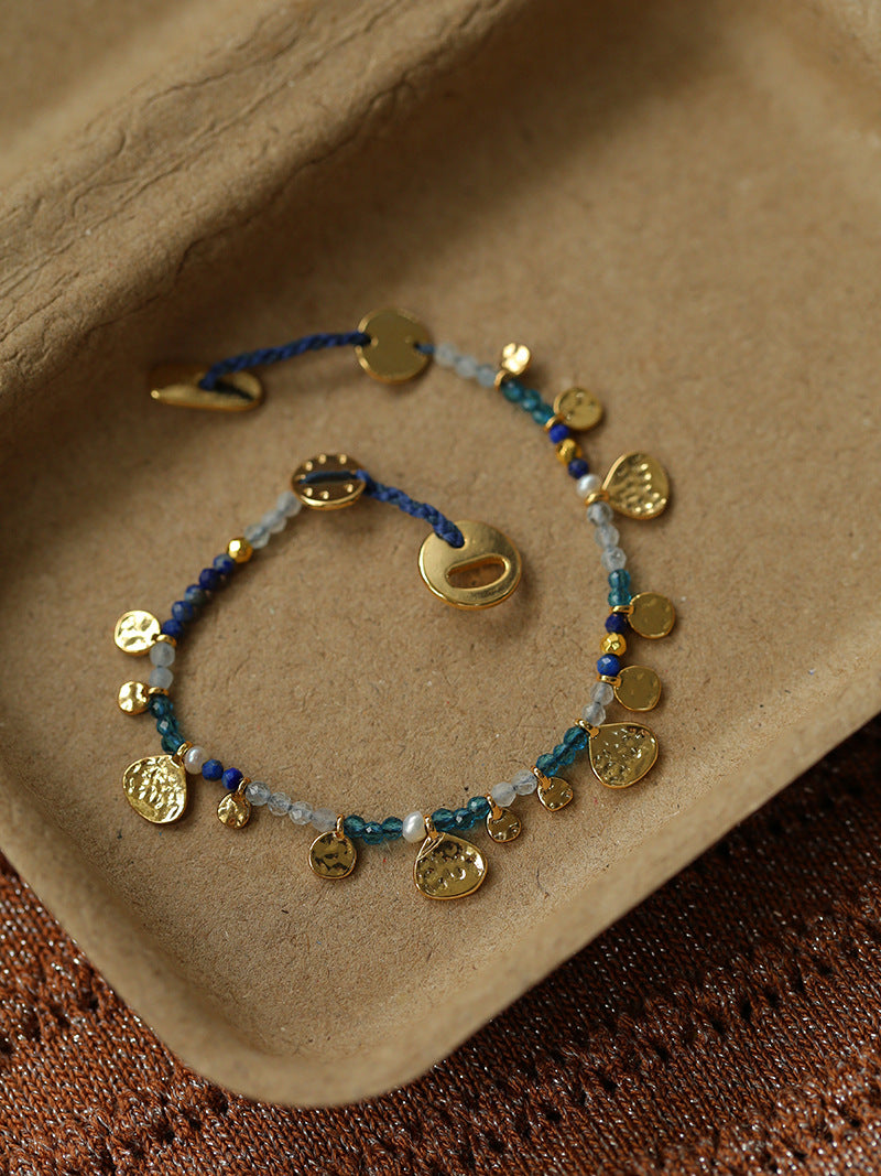 Armband mit Naturstein, handgewoben – Bild 8 | LuxeStyle