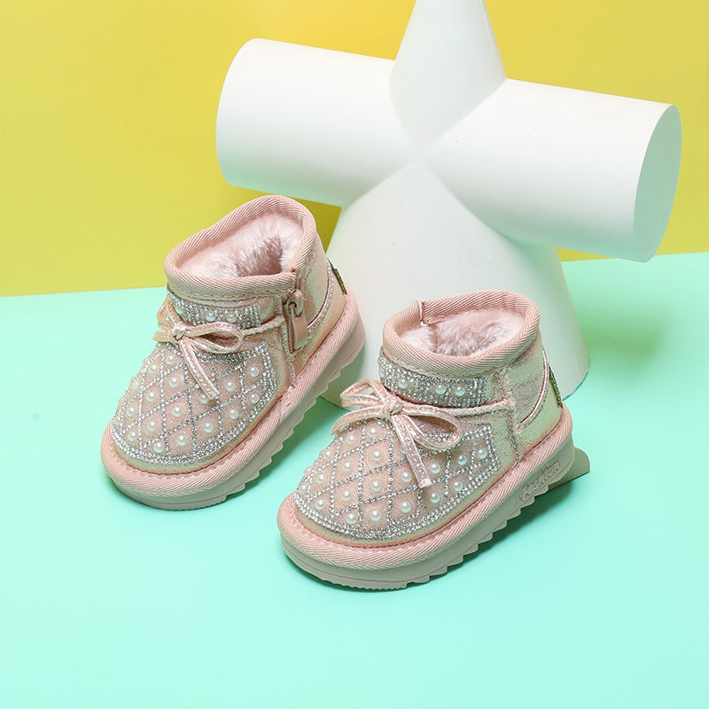 Modische, weiche Kinder-Lauflernstiefel – Bild 2 | LuxeStyle