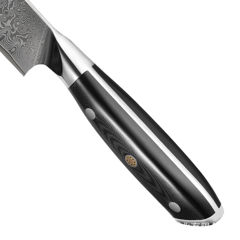 Damast Küchenmesser-Set mit G10 Griffen – Ansicht 8