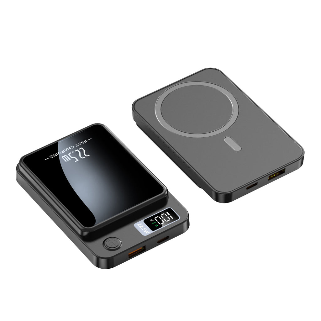 Magnetische Power Bank Schwarz