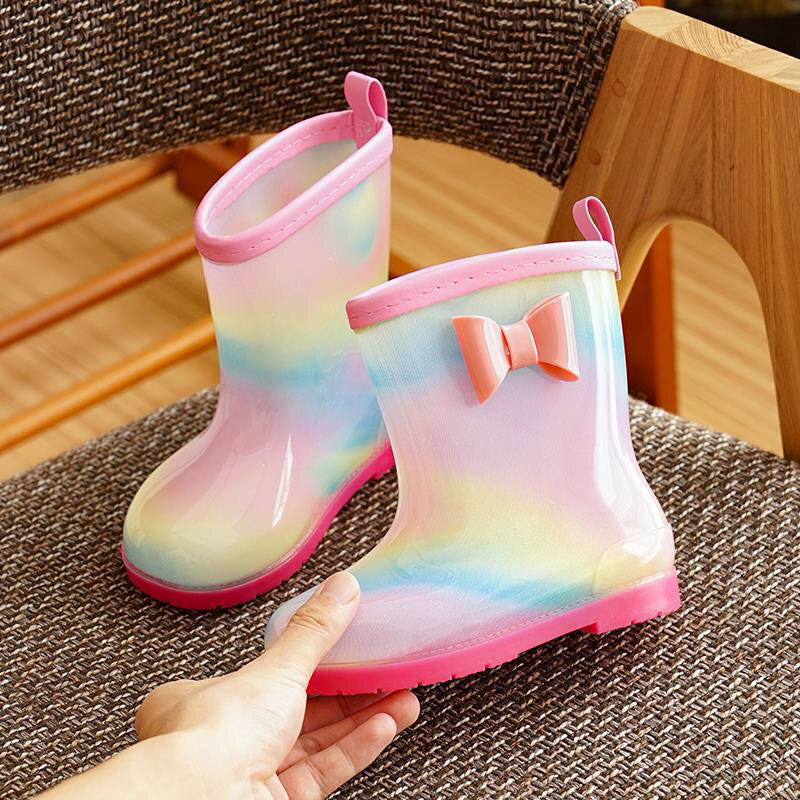 Gefütterte PVC-Regenstiefel für Kinder