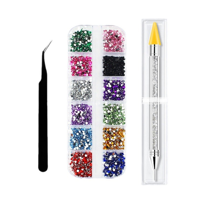 Iridiszierendes Transluzentes Diamantkleber Set