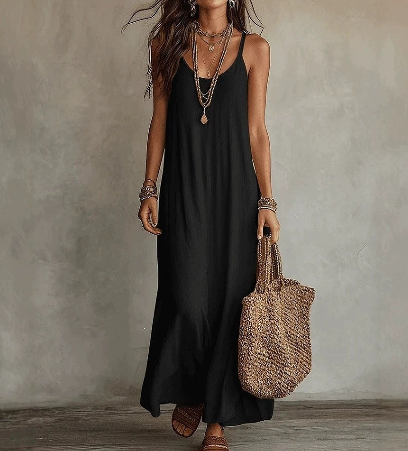 Boho-Maxikleid im Loose-Fit – Bild 9 | LuxeStyle