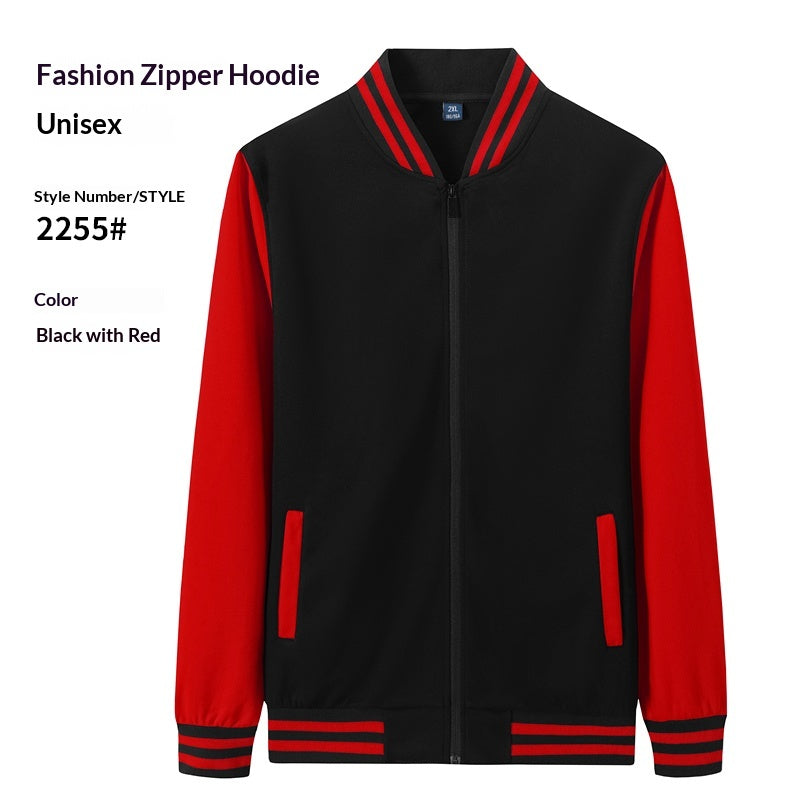 Fleece-gefütterter Stehkragen-Pullover – Ansicht 3