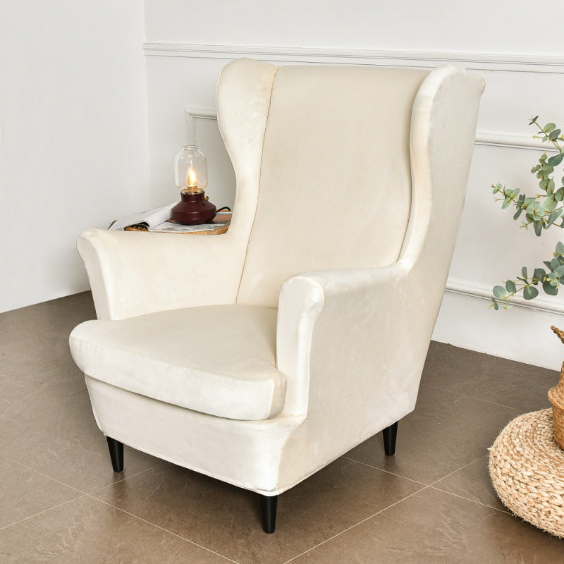 Elastischer Plüsch Hocker- & Sesselbezug – Ansicht 6