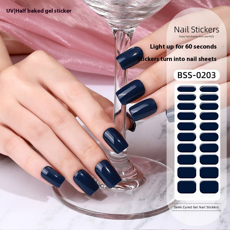 Pure Color UV Gel-Nagelsticker