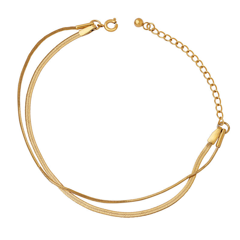 Doppellagiges Kettchen-Armband