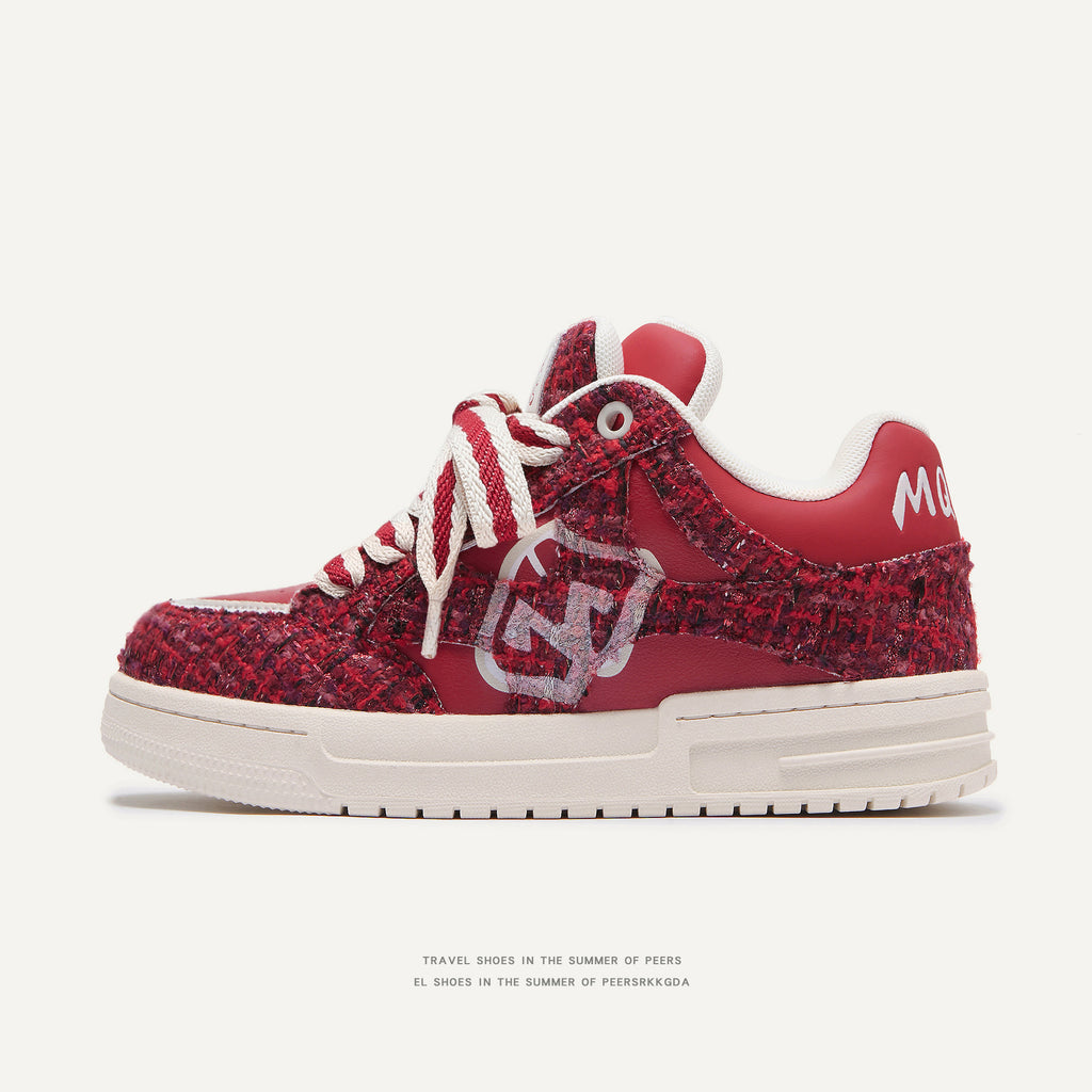 Kreative bedruckte All-Match Flach-Sneaker