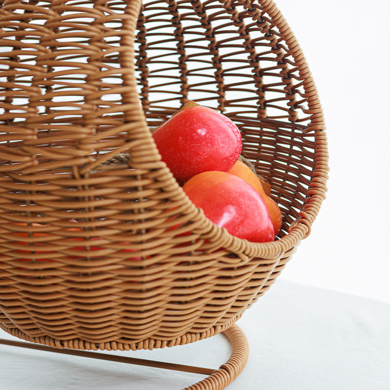 Hängekorb Rattan-Stil für Früchte & Snacks – Bild 1 | LuxeStyle